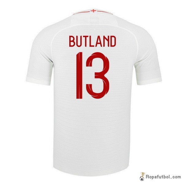 Camiseta Inglaterra Replica Primera Ropa Butland 2018 Blanco